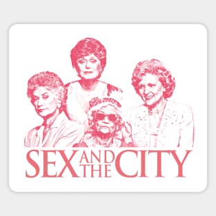 The Golden Girls - Parody Meme Mashup Design Magnet